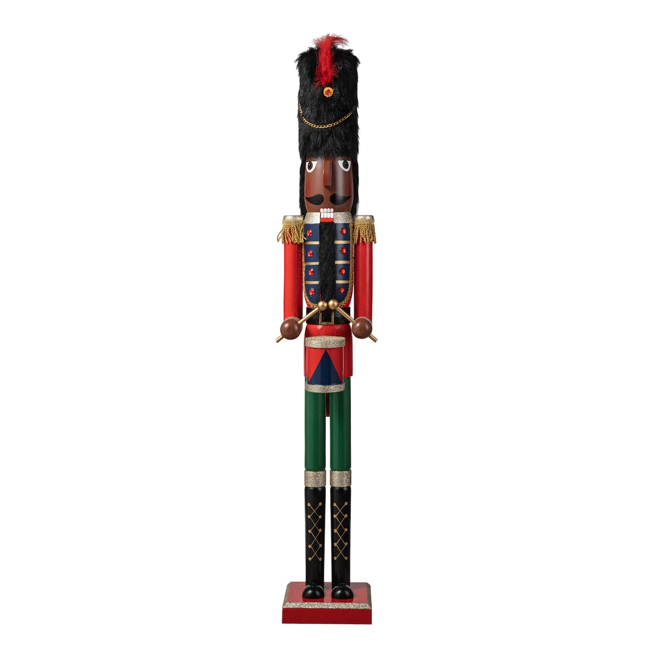 Glitzhome® 42" Wooden Christmas Soldier Nutcracker